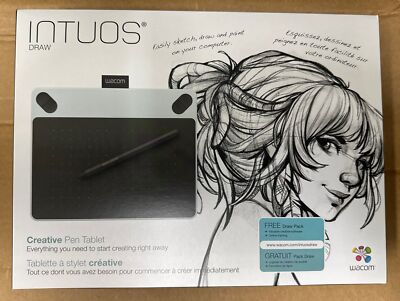Wacom Intuos Draw CTL490 Digital Drawing and Graphics Tablet - White