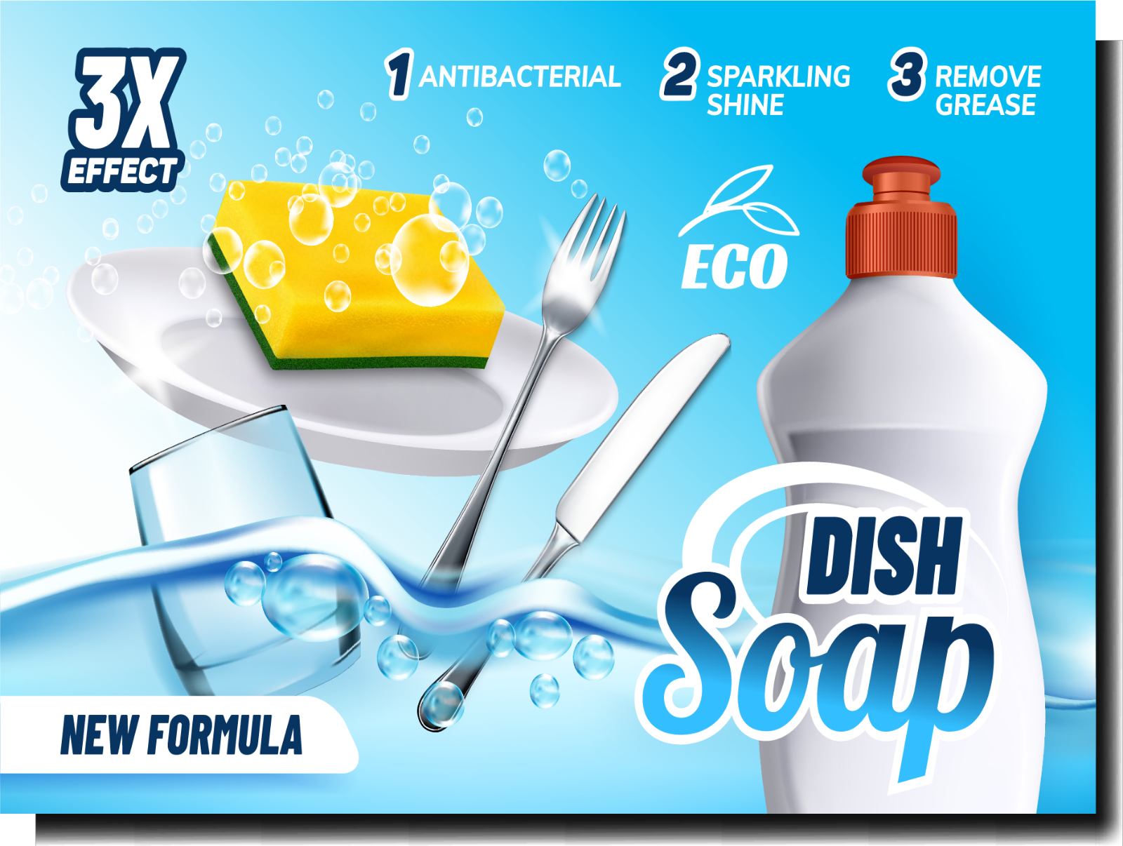 2x10L NEW FORMULA ECO Spülmittel DishSoap
