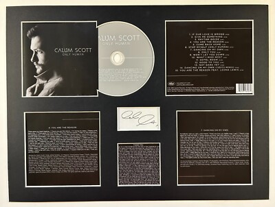 CALUM SCOTT - Signed Autographed - ONLY HUMAN - Album Display Deluxe