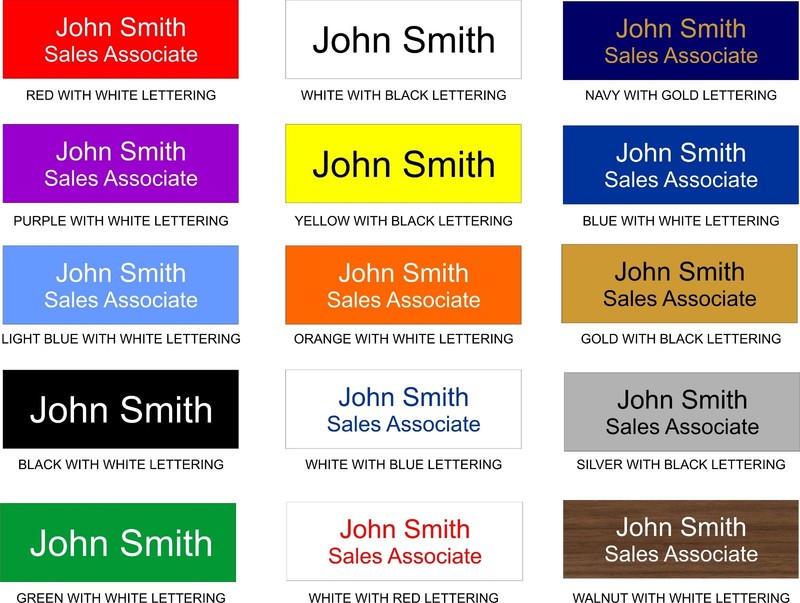 L@@K Custom Nameplate for Office Desk or Door Sign 2x8