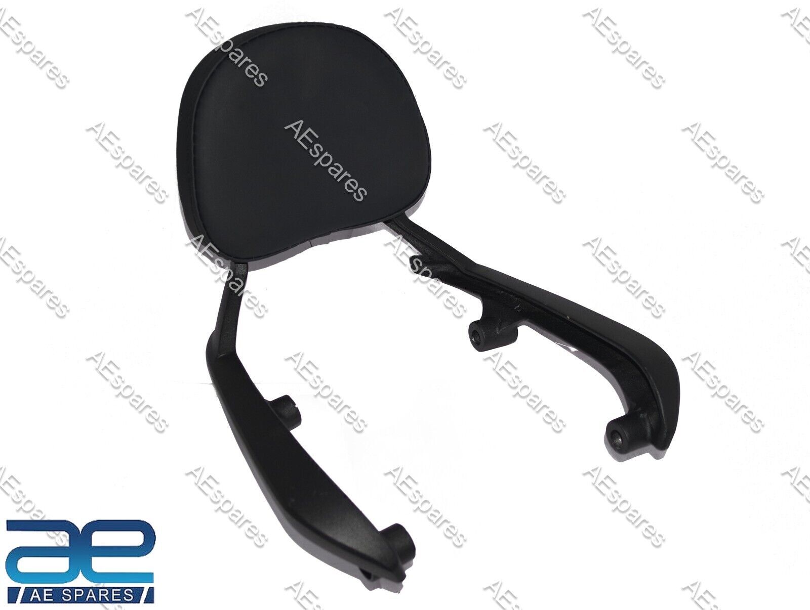 For Royal Enfield Meteor 350cc Passenger Back Rest With Back Rest Pad Black