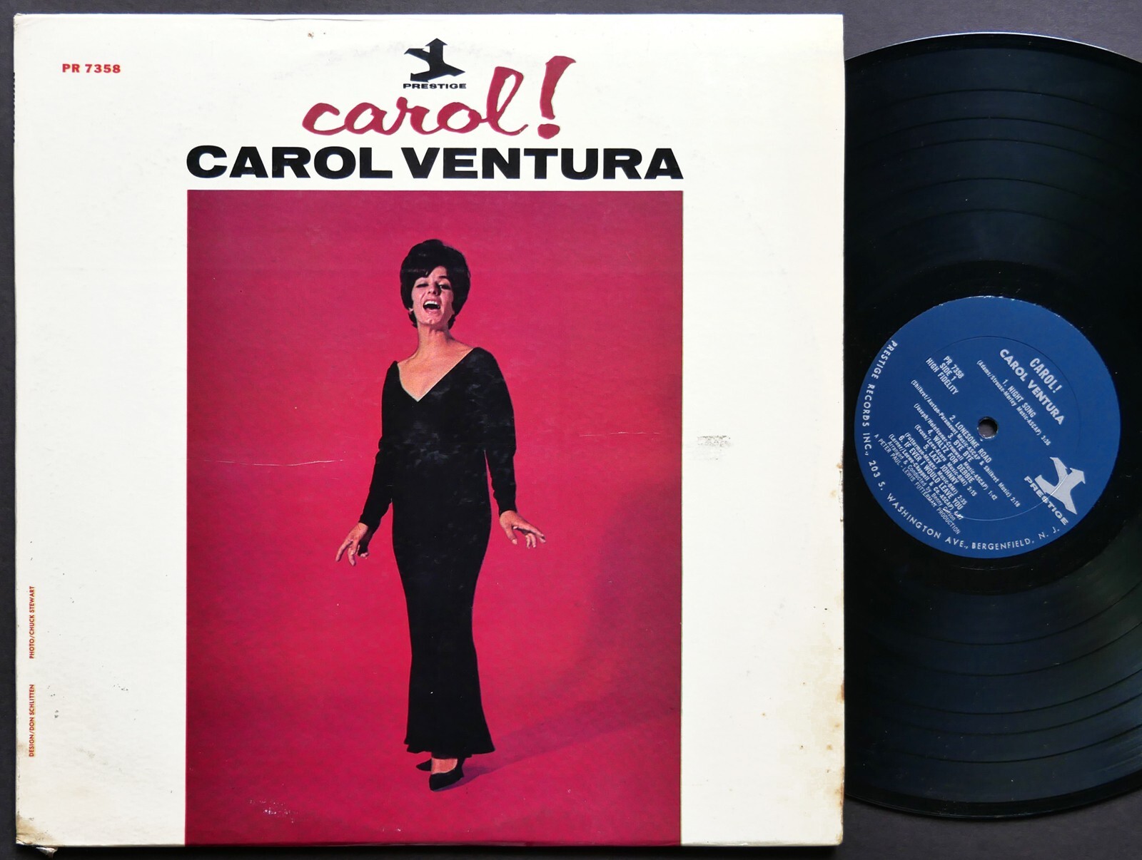 CAROL VENTURA Carol! LP PRESTIGE PR 7358 US 1964 DG MONO