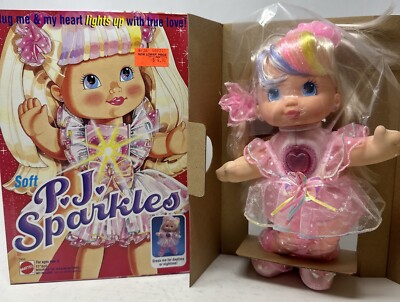 VTG PJ Sparkles Soft Body Doll NRFB Mattel #7604 1991のeBay VTG PJ Sparkles Soft Body Doll NRFB Mattel #7604 1991のeBay