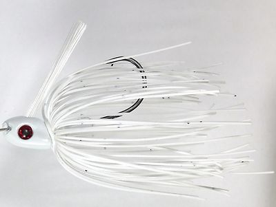 Boss Swim Jig Snow White Black Flake PTU005
