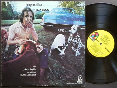 JACK BRUCE Things We Like LP ATCO RECORDS SD 33-349 US 1971 JAZZ John McLaughlin