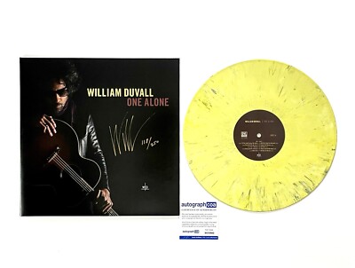 William Duvall Signed One Alone Limited Yellow Black Swirl Vinyl Alice In Chains