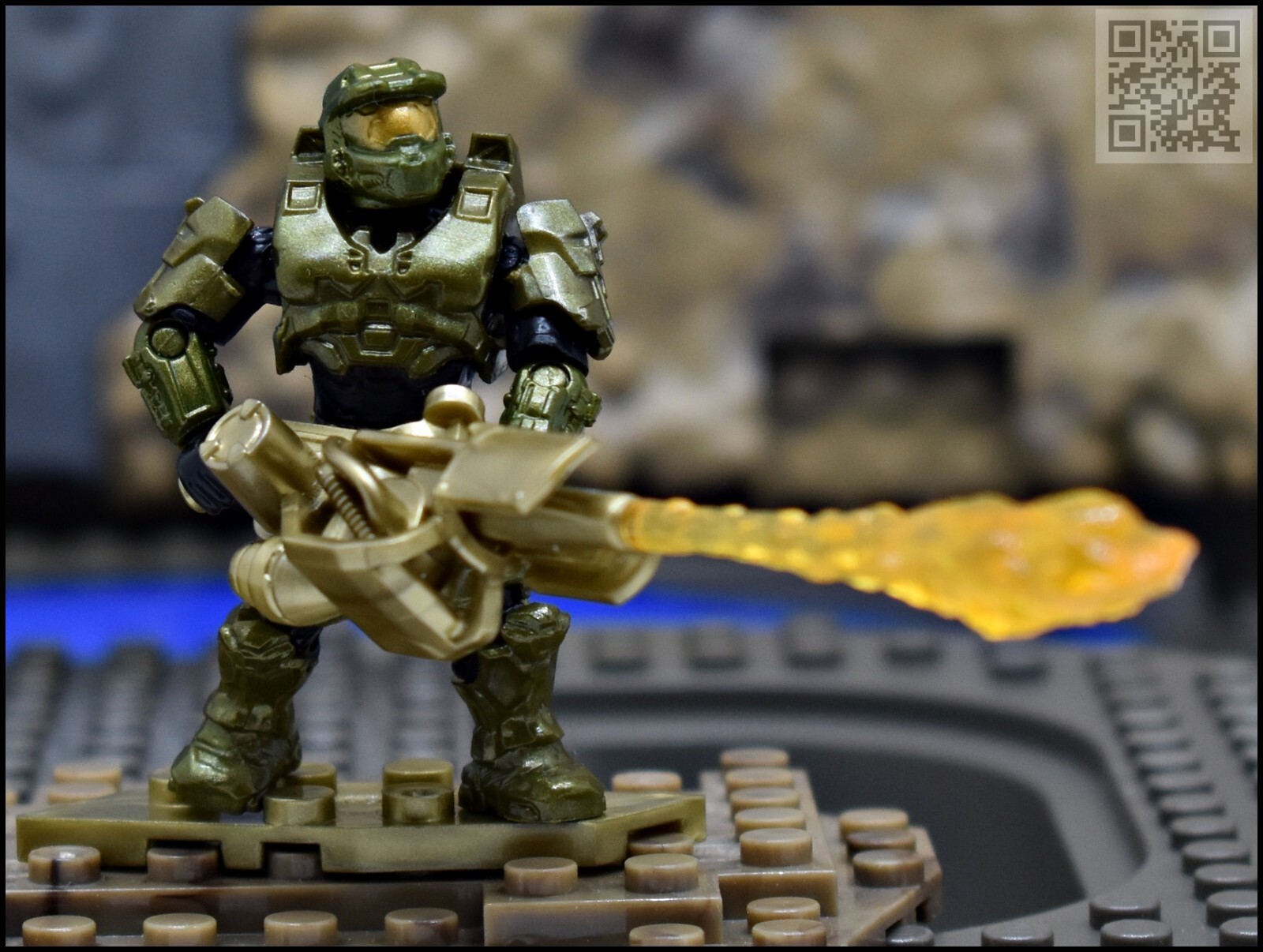 HALO MEGA CONSTRUX BLOKS UNSC MASTER CHIEF MINI FIGURE