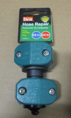 1 DO IT BEST 5/8'' X  3/4'' Nylon Garden Hose Repair Mender Coupler Splicer