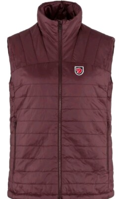 Fjallraven Expedition X-Latt Womens Vest Medium Light Garnet