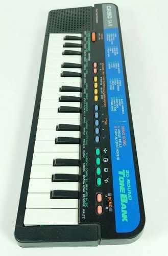 Casio SA-8 Mini ToneBank Keyboard- Tested & Working- 25 PCM- Retro