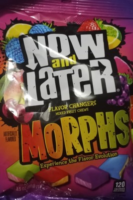 Now and Later Flavor Changers Morphs Mixed Fruit Chews 10 Bags (35 oz.)