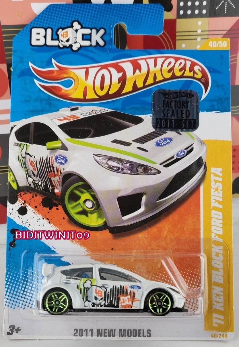HOT WHEELS 2011 NEW MODELS '11 KEN BLOCK FORD FIESTA WHITE