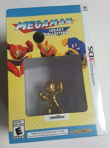 Mega Man Legacy Collection 3DS Gold Amiibo new | eBay