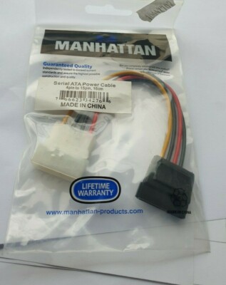 11 PCS OF MANHATTAN 342766 342766 Adapter Cord  16 cm L Serial ATA