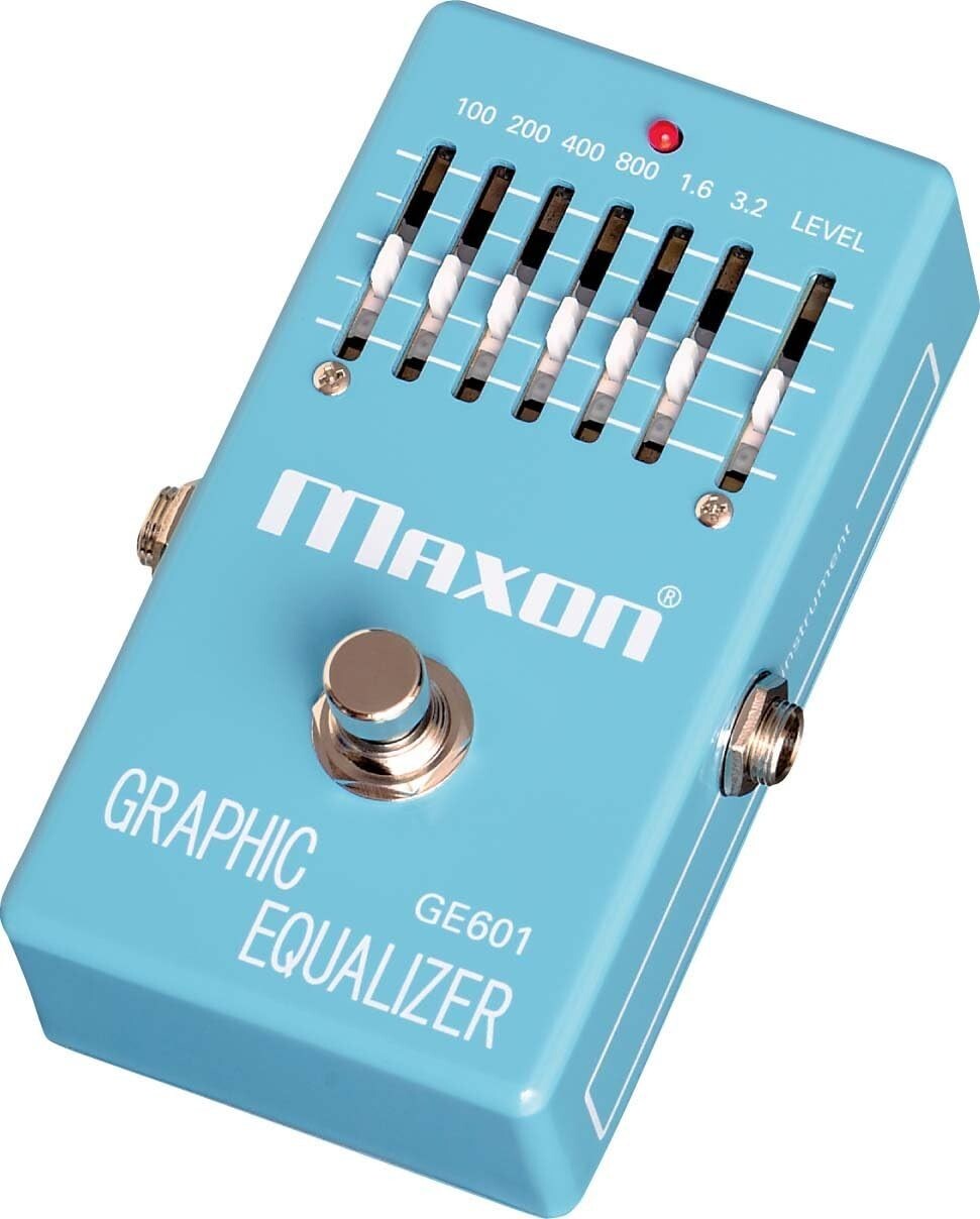 ギター MAXON GE-01 Maxon GE-601 Graphic EQ Equalize Guitar Effects Pedal JAPAN