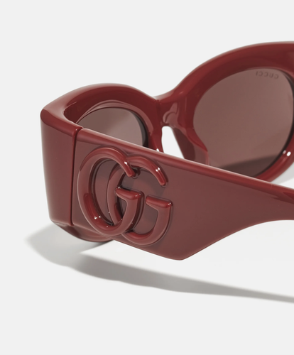 GUCCI GUCCI GG1544S-002-53 BURGUNDY SUNGLASSES