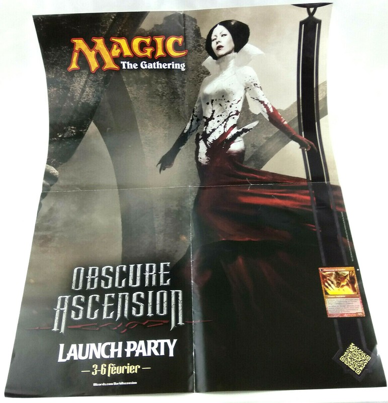 Magic The Gathering Mtg Obscur Ascension Prerelease Poster Falkenrath Aristocrat