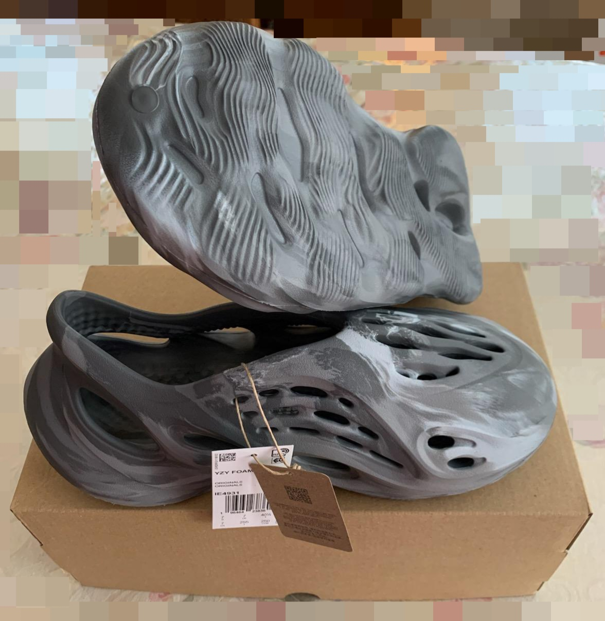靴 YZY FOAM RNR Mx Granite 26.5 Adidas Yeezy Foam Runner 