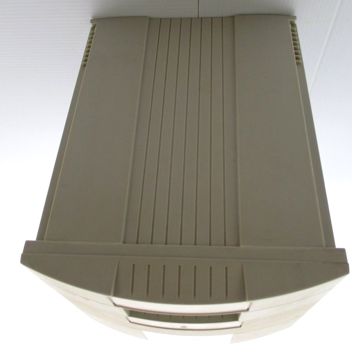 Alpha 2 Drawer 1980s or 90s Computer Disk Diskette Storage Unit Beige Vintage