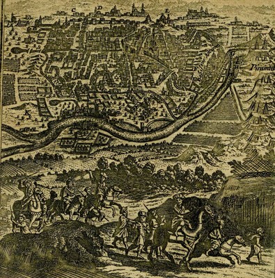 1683 Genuine Antique print 