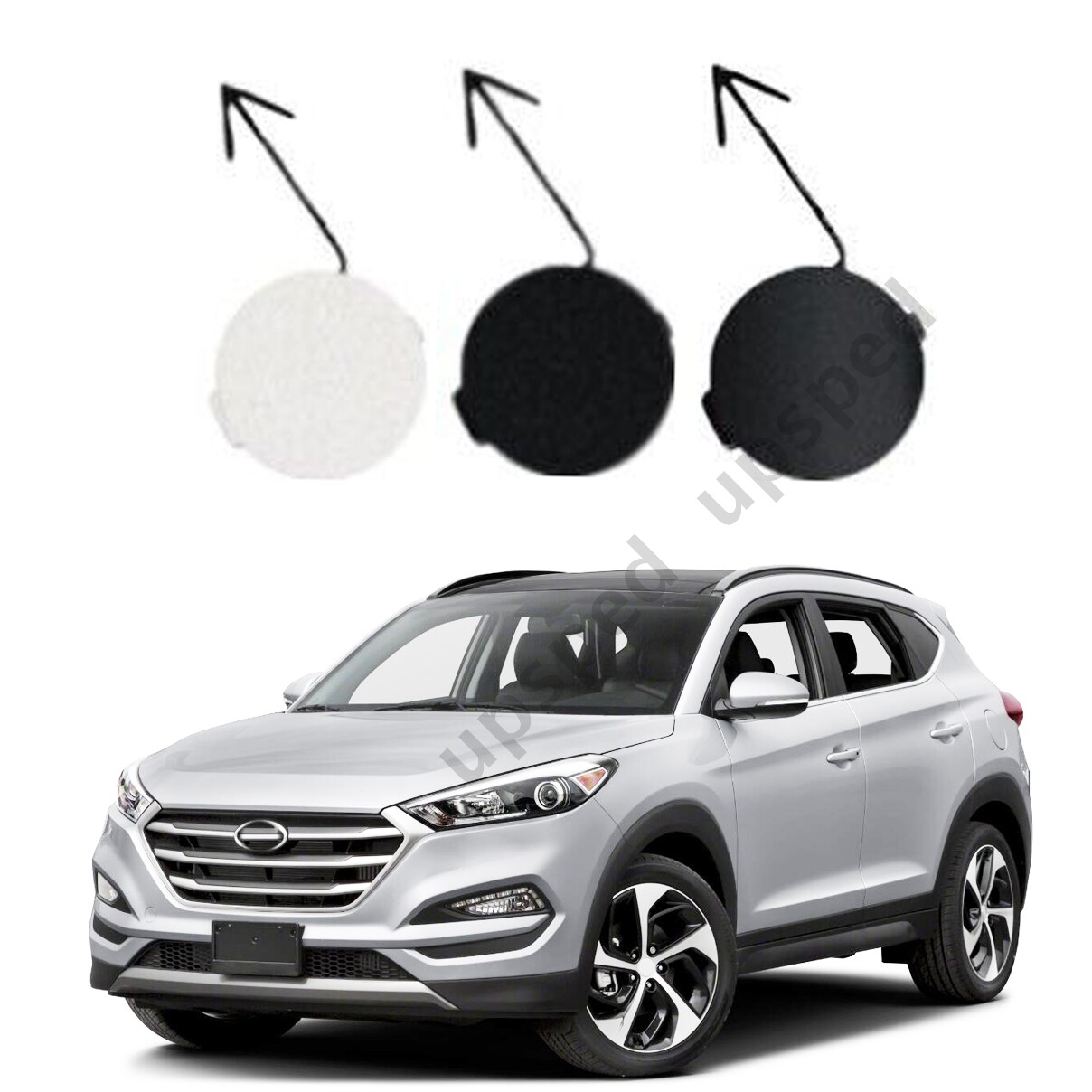 Front Bumper Tow Hook Eye Cover Cap For Hyundai Tucson 2016 Front Bumper Tow Hook Eye Cover Cap For Hyundai Tucson 2016