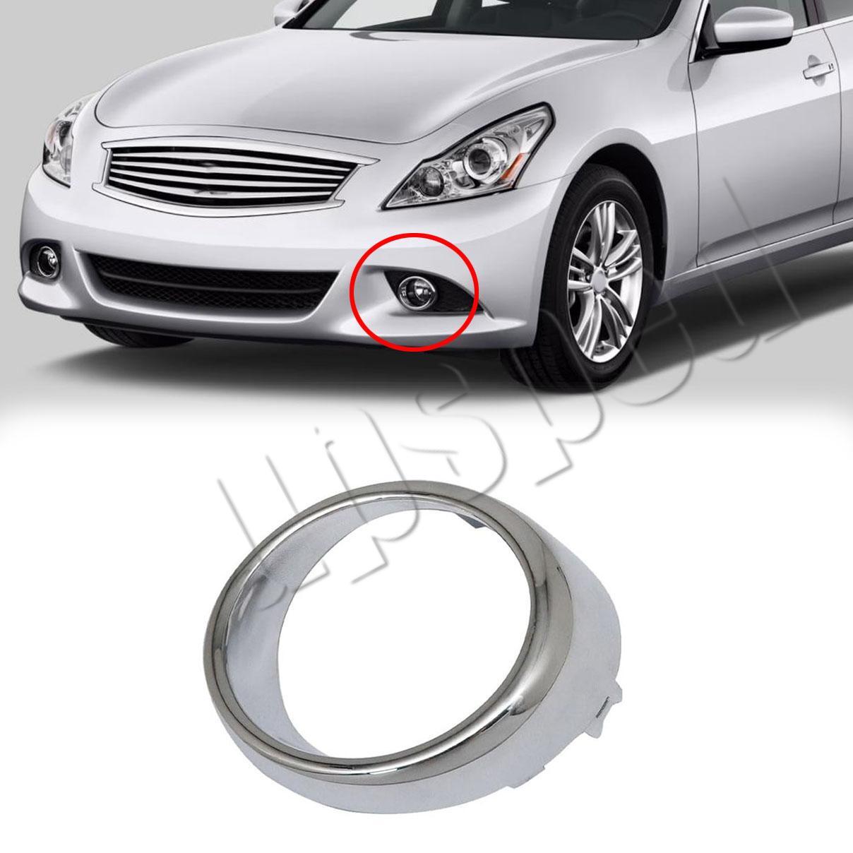 Front Left Side Fog Light Bezel Lamp Trim For Infiniti G25 G37