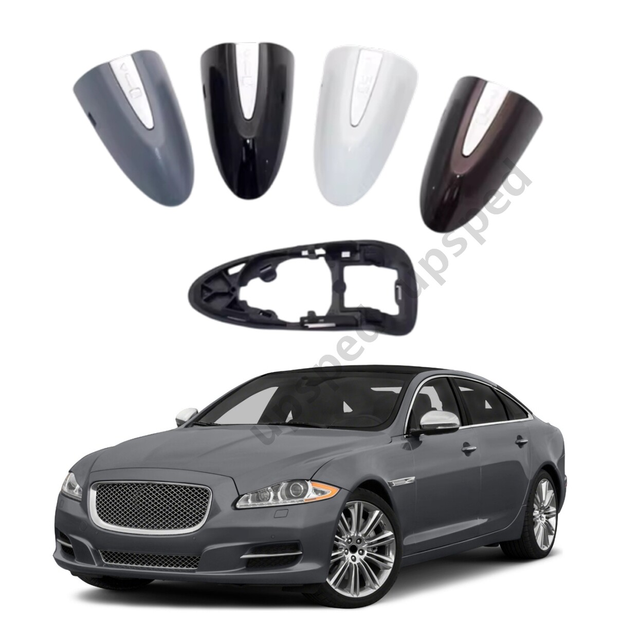 Front Left Driver Side Door Handle Key Bezel Cover Cap For Jaguar