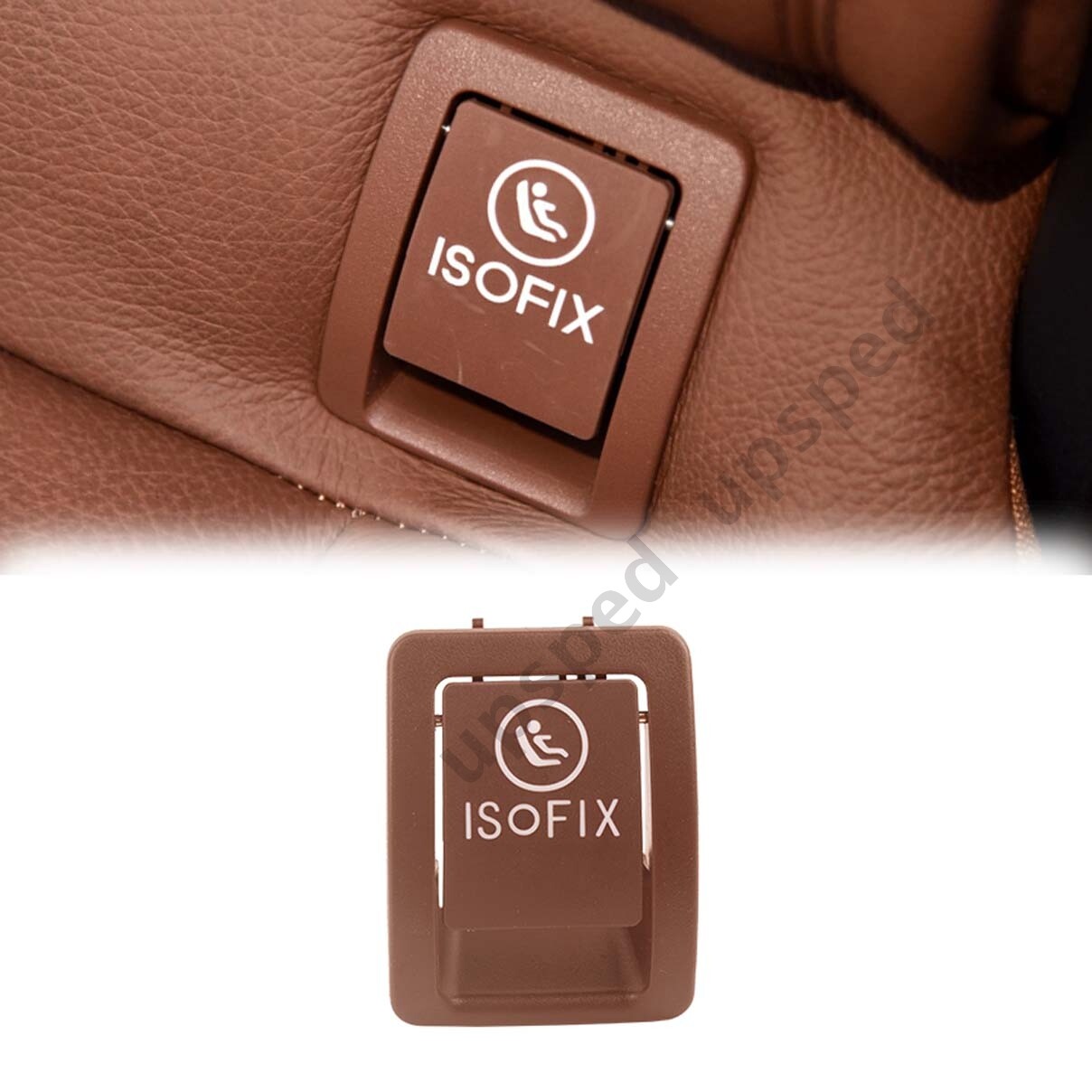 Mercedes Anchor inc. クッション Black Child Seat Hook Anchor ISOFix Cover For Mercedes Benz A CLA