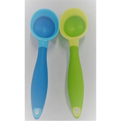 Smart Home Soft Press Ice Cream Scoops Set of 2, Blue and Green