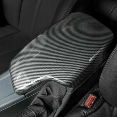 Carbon Fiber Armrest Console Box Panel Cover Fit BMW F30 F34 328i 320i 2013-2018