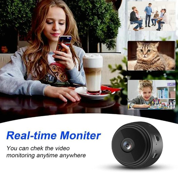 2Packs Mini Wireless Camera Security 1080P DVR Night Vision Remote Hidden Cam - Image 8