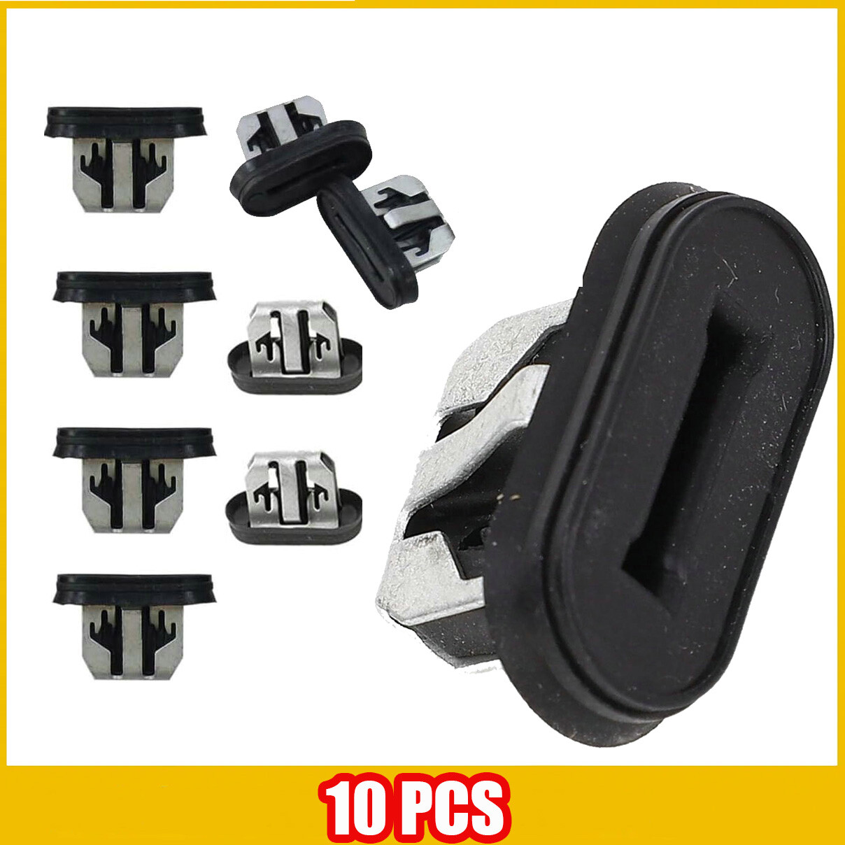 10-Piece Rocker Panel Retainer Clips – Lower Side Skirt Moulding For Tesla Model 3