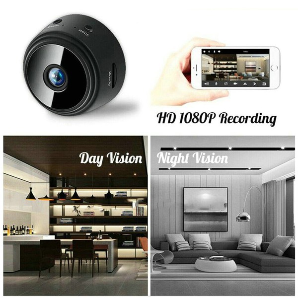 2Packs Mini Wireless Camera Security 1080P DVR Night Vision Remote Hidden Cam - Image 4