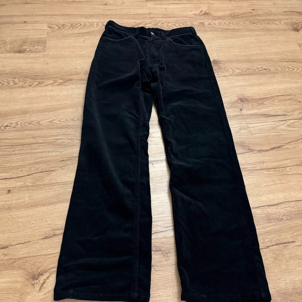 NUMBER NINE Black Corduroy Pants Japan Mens size 28x30