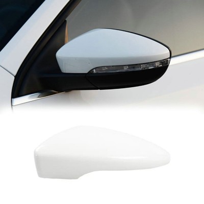 White Left Side For 2012-2016 VW CC VW EOS Scirocco Door Wing Mirror Cover Cap