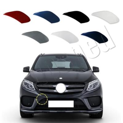 Front Bumper Tow Hook Hole Eye Cover Cap For Benz GLE W166 X166 AMG Line 2016-19