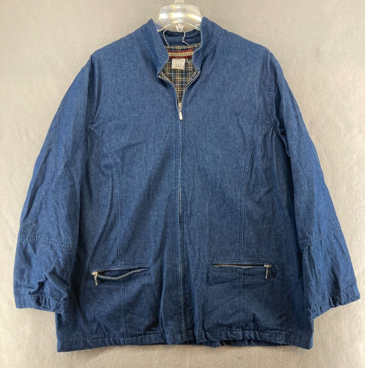 HALB ハルプ　極厚ジャケット　コート　ビンテージ加工　Mサイズ。 Tudor Court Jacket Mens XL Flannel Lined Vintage by Haband
