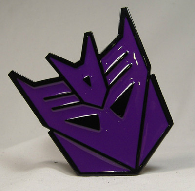 TRANSFORMERS DECEPTICON BELT BUCKLE NEW w/ TAGS PURPLE MEGATRON SOUNDWAVE NWT G1
