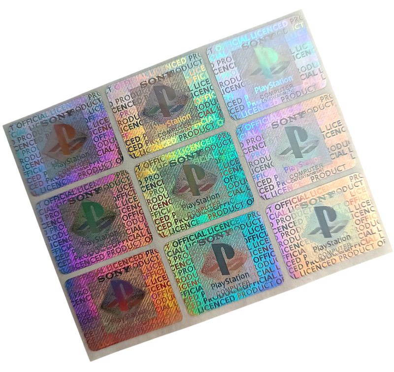 9x Stickers Case Box Hologram Holographique Hologramme Boitiers Ps1 Playstation