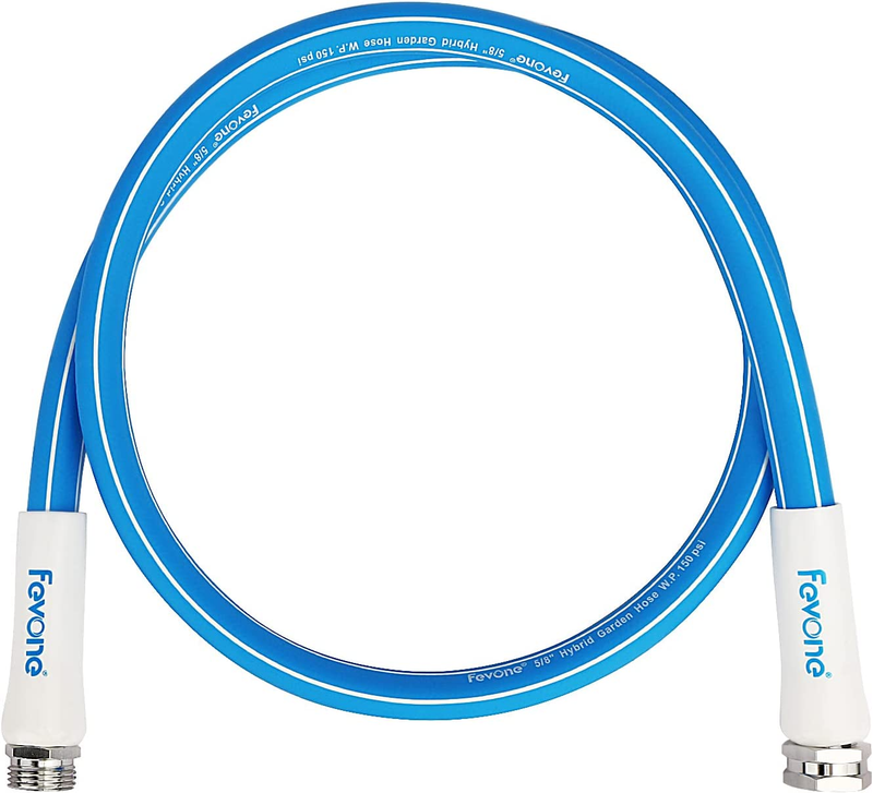 Fevone Garden Hose 5 Ft, Hose Reel Connector Hose, 3/4