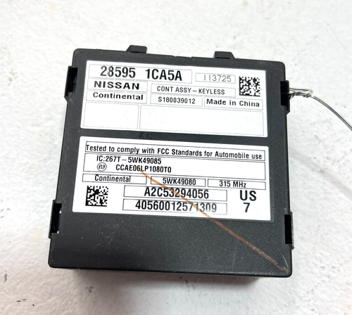 2009-2010-2011-2012 INFINITI FX35 KEYLESS ENTRY CONTROL MODULE UNIT OEM