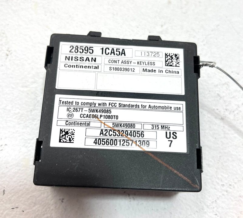 Used 2009-2010-2011-2012 INFINITI FX35 KEYLESS ENTRY CONTROL MODULE UNIT OEM