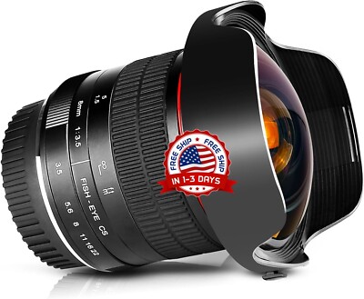 profesional ultra gran angular lente ojo de pez para camaras Nuevo Cameras EOS