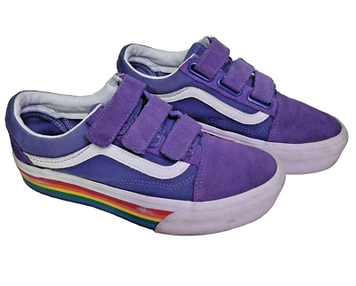 Vans rainbow old store skool v platform