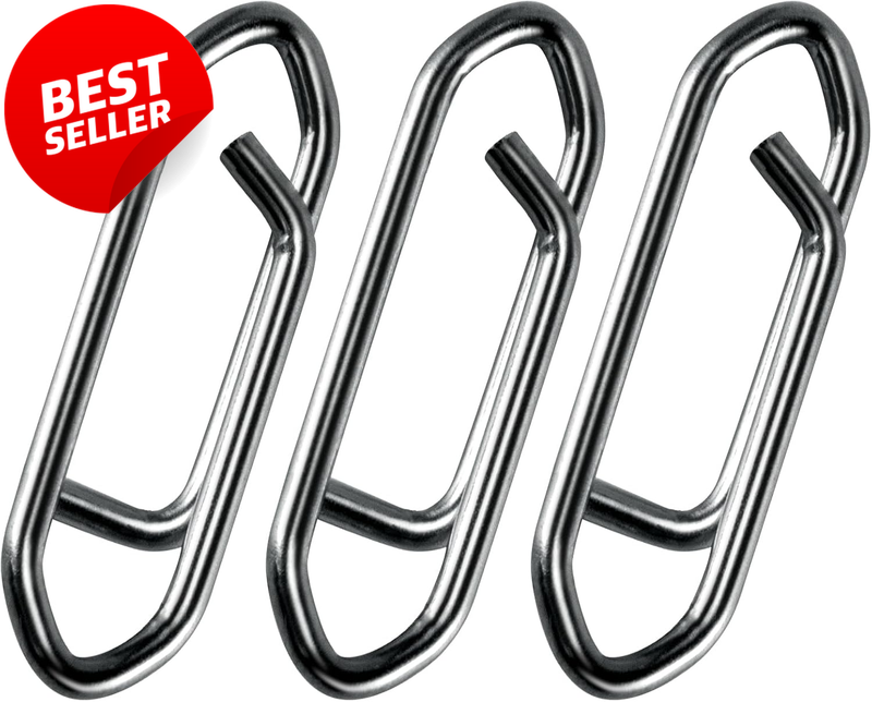 50 Pack Fishing Speed Clips Stainless Steel Quick Snap Connectors - US