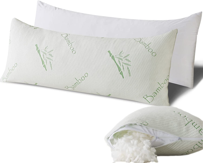 Full Body Pillow for Adults Shredded Memory Foam Long Pillow for Sleeping
