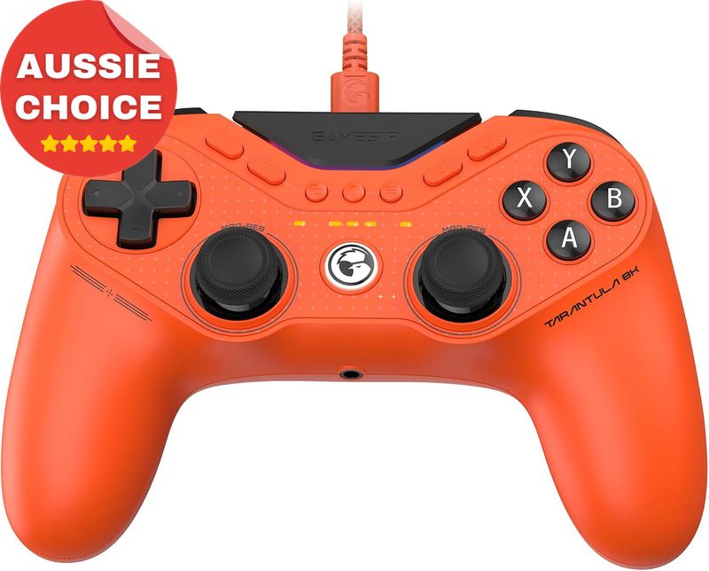 Tarantula 8K Wired Gaming Controller PC 8000Hz Ultra-Low Latency RGB 9 Buttons