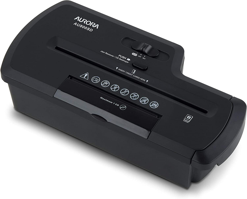Professional Strip Cut Paper Shredder/Cd/Credit Card Shredder without Wastebaske