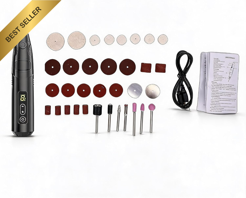 Mini Cordless Rotary Tool Kit, Polishing Tool Set, Cordless Rotary, Speed ​​Adju