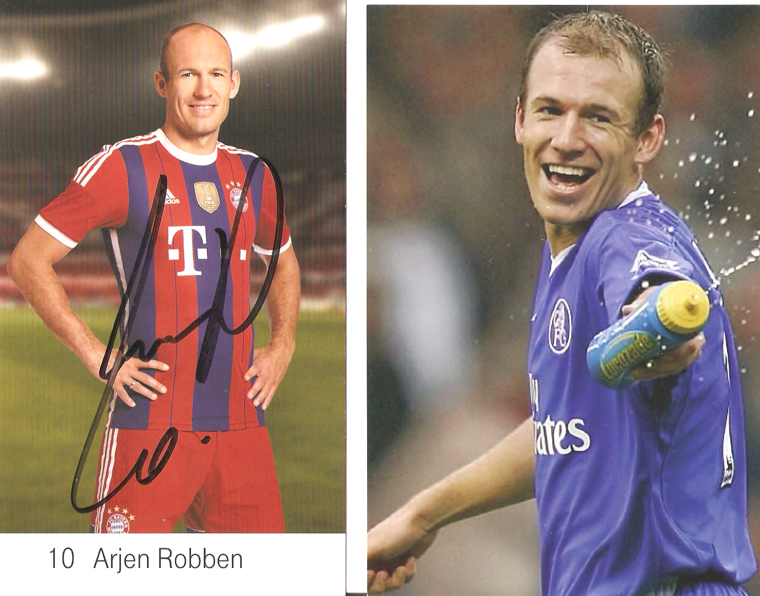 Arjen RobbenFC Bayern München201415AKoriginal signiertFoto gratis